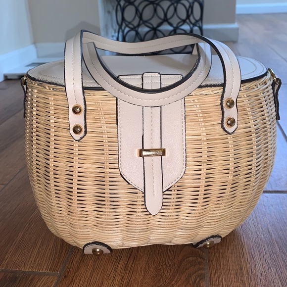 Tommy Bahama Bags Tommy Bahama Wicker Rattan Picnic Beach Basket